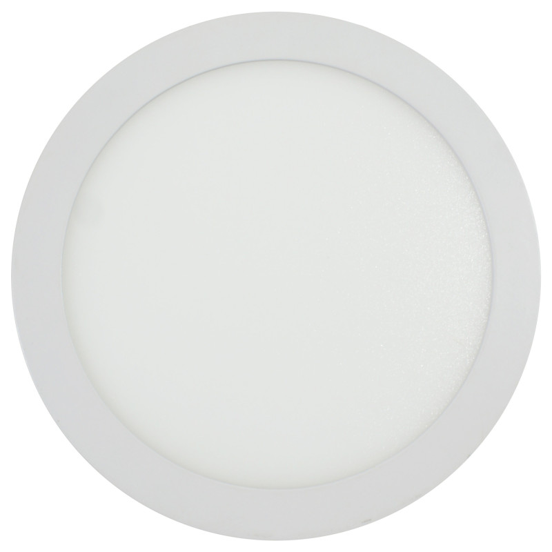 Spot LED aparent Hepol, 24W, 1900lm, rotund, D 30 cm, lumina neutra 4000 K, IP40, alb
