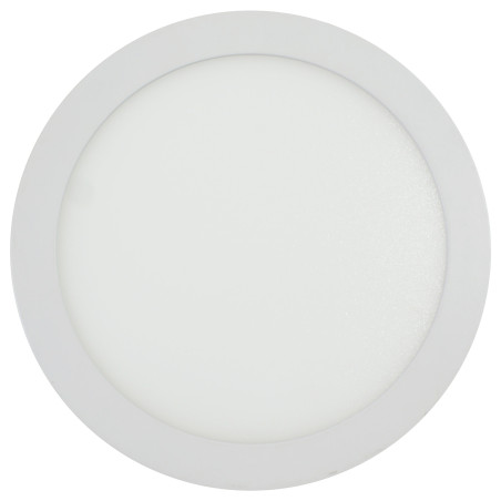 Spot LED aparent Hepol, 24W, 1900lm, rotund, D 30 cm, lumina neutra 4000 K, IP40, alb