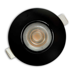 Spot LED incastrat Beam KL171001, 4.9W, lumina neutra, orientabil, negru