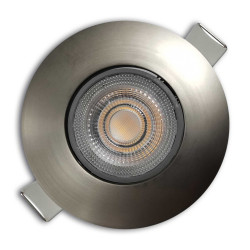 Spot LED incastrat Beam KL171002, 4.9W, lumina neutra, orientabil, nichel