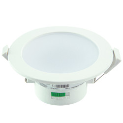 Spot LED incastrat Hepol 10W 800lm lumina calda / neutra / rece, IP44, alb