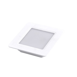 Spot LED incastrat Hoff, 5W, lumina neutra, alb, 95 x 95 mm
