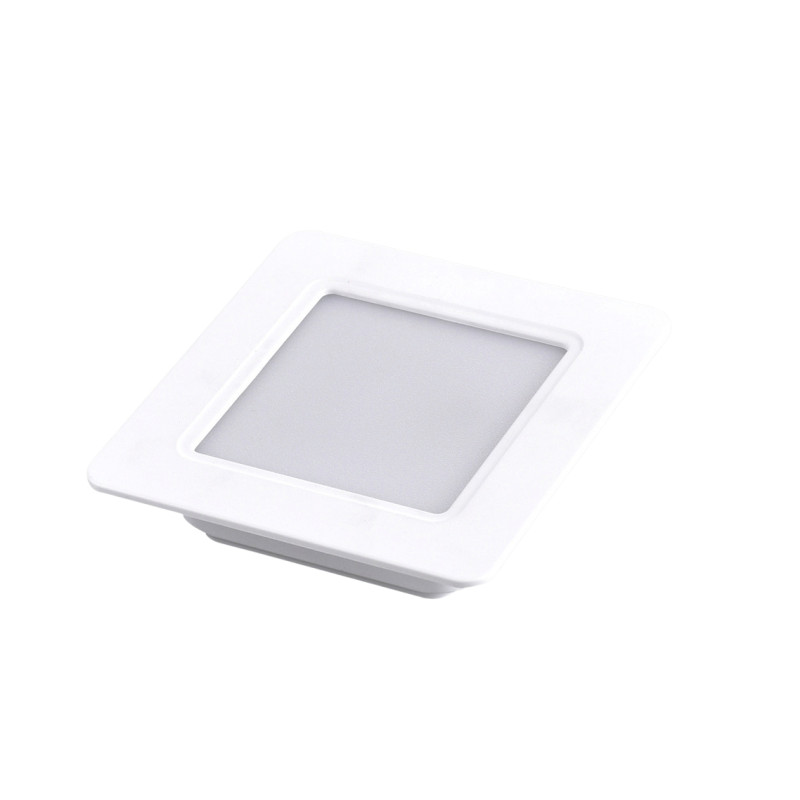 Spot LED incastrat Hoff, 5W, lumina neutra, alb, 95 x 95 mm