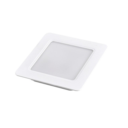 Spot LED incastrat Hoff, 9W, lumina neutra, alb, 120 x 120 mm