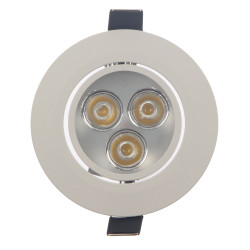Spot LED incastrat MT 115 70316, 3W, lumina neutra, orientabil, alb mat