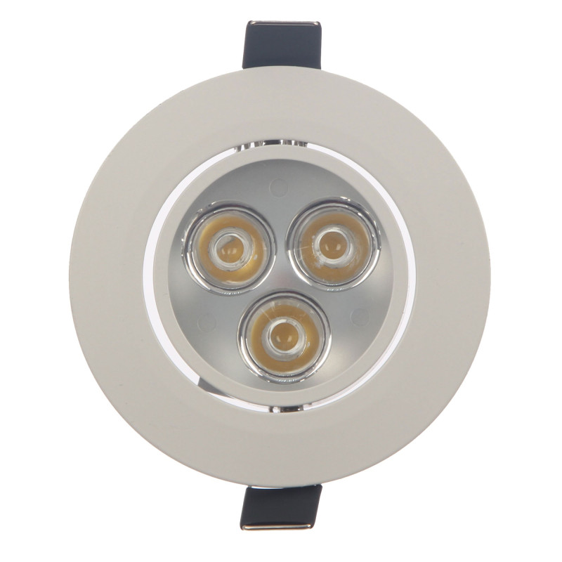 Spot LED incastrat MT 115 70316, 3W, lumina neutra, orientabil, alb mat