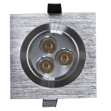 Spot LED incastrat MT 116 70319, 3W, lumina neutra, orientabil, aluminiu