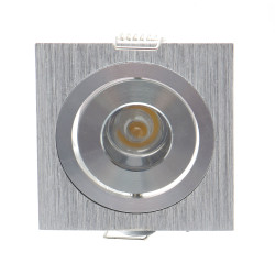 Spot LED incastrat MT 120 70327, 1W, lumina neutra, orientabil, aluminiu
