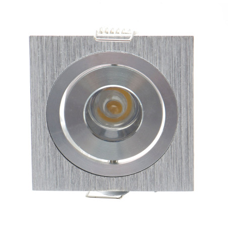 Spot LED incastrat MT 120 70327, 1W, lumina neutra, orientabil, aluminiu