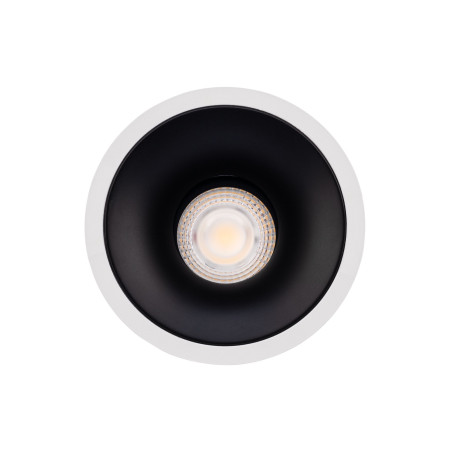 Spot LED incastrat MT 146 70408, 7W, lumina neutra, orientabil, alb mat + negru mat