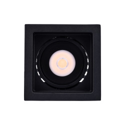 Spot LED incastrat MT 148 70416, 12W, lumina neutra, orientabil, negru mat