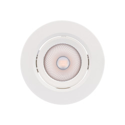 Spot LED incastrat PT 08 70420, 6.5W, lumina neutra, orientabil, alb mat