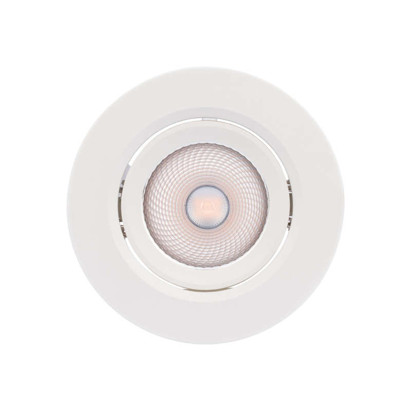 Spot LED incastrat PT 08 70420, 6.5W, lumina neutra, orientabil, alb mat