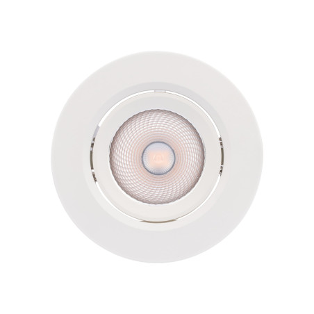 Spot LED incastrat PT 08 70420, 6.5W, lumina neutra, orientabil, alb mat