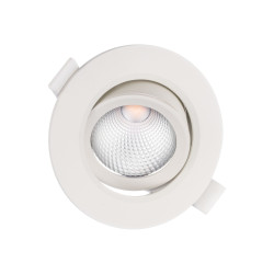 Spot LED incastrat PT 08 70421, 6.5W, lumina rece, orientabil, alb mat