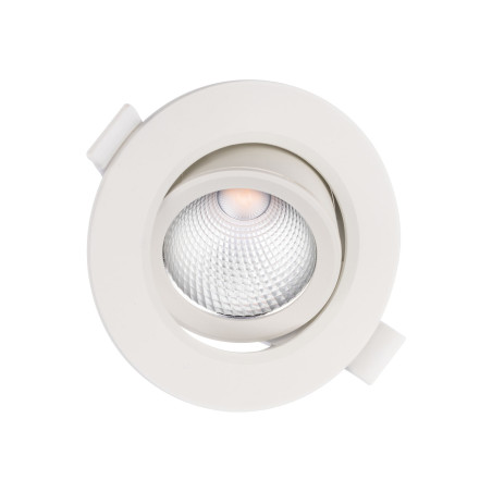Spot LED incastrat PT 08 70421, 6.5W, lumina rece, orientabil, alb mat
