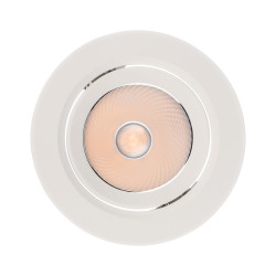 Spot LED incastrat PT 08 70427, 10W, lumina neutra, orientabil, alb mat