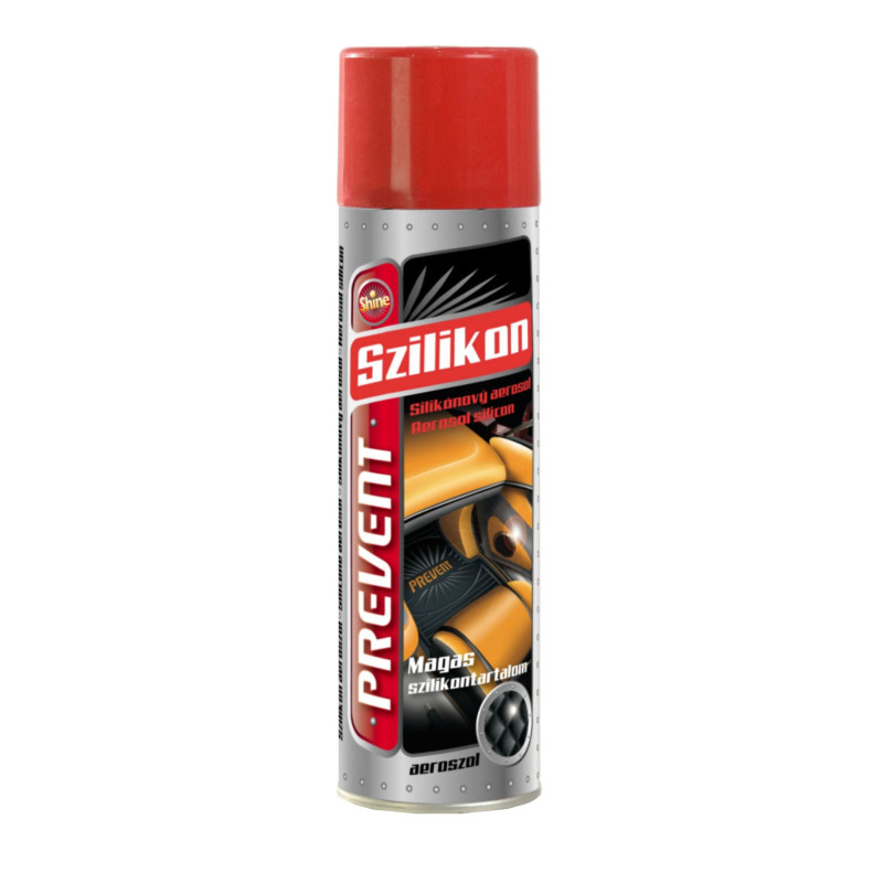 Spray auto, aerosol cu silicon profesional, pentru intretinere suprafete din plastic, Prevent, 500 ml