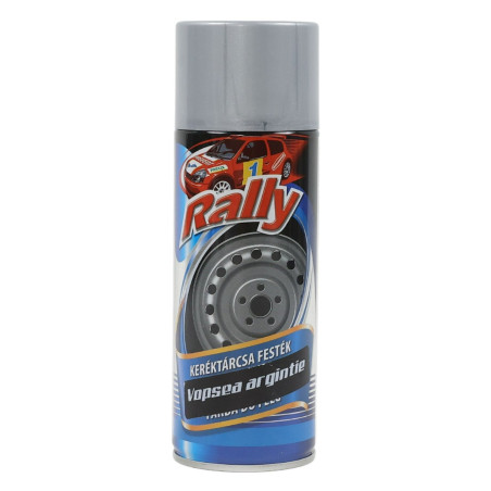 Spray auto cu vopsea, pentru jante, argintiu, Rally, 400 ml