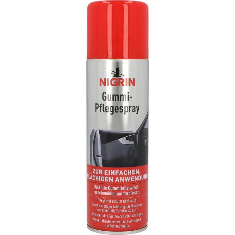 Spray auto, pentru intretinere elemente din cauciuc, Nigrin, 300 ml Spray auto, pentru intretinere elemente din cauciuc, Nigrin, 300 ml