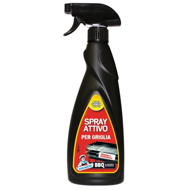 Spray cu spuma activa pentru curatarea gratarelor Fochista, 500 ml Spray cu spuma activa pentru curatarea gratarelor Fochista, 500 ml