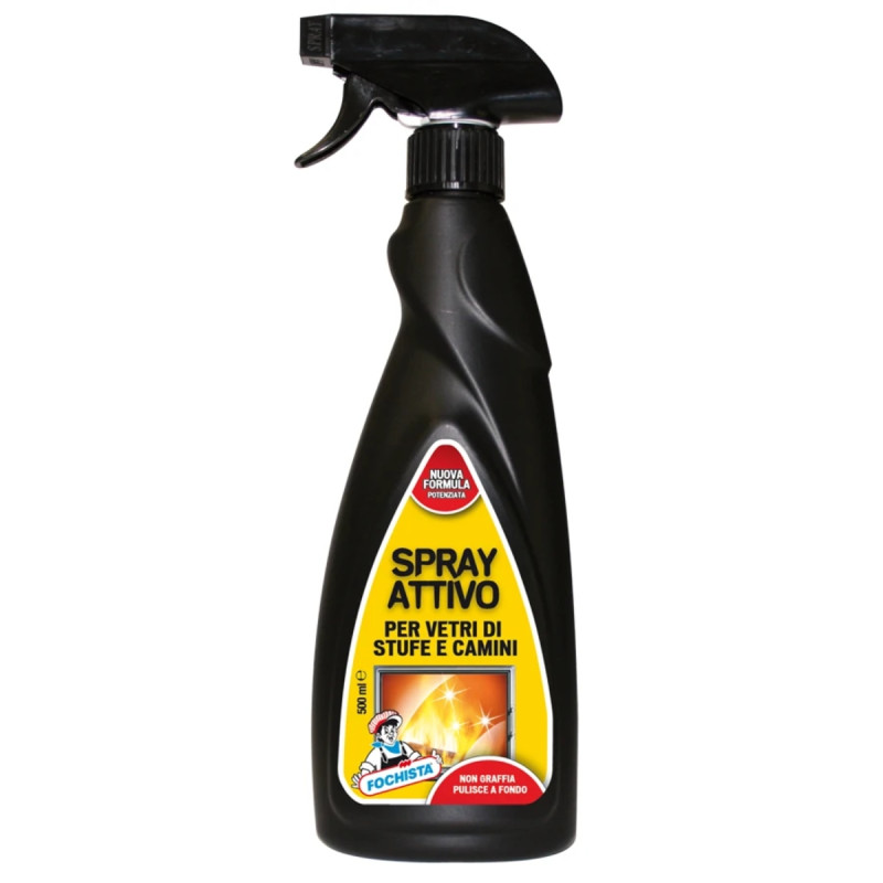 Spray cu spuma activa pentru curatarea sticlei Fochista, 500 ml