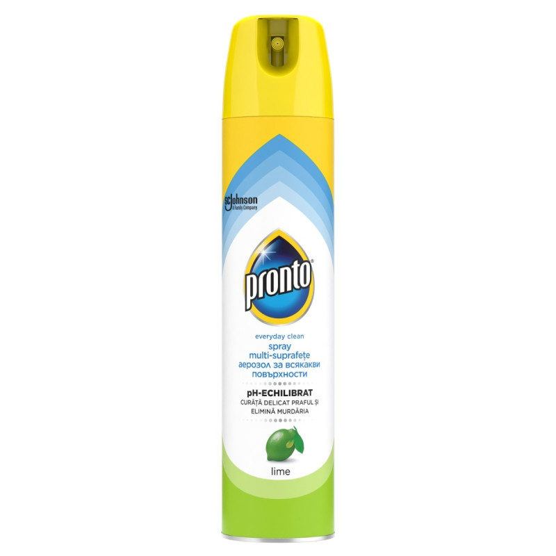 Spray curatare mobila multi-suprafete Pronto, lime, 300 ml Spray curatare mobila multi-suprafete Pronto, lime, 300 ml