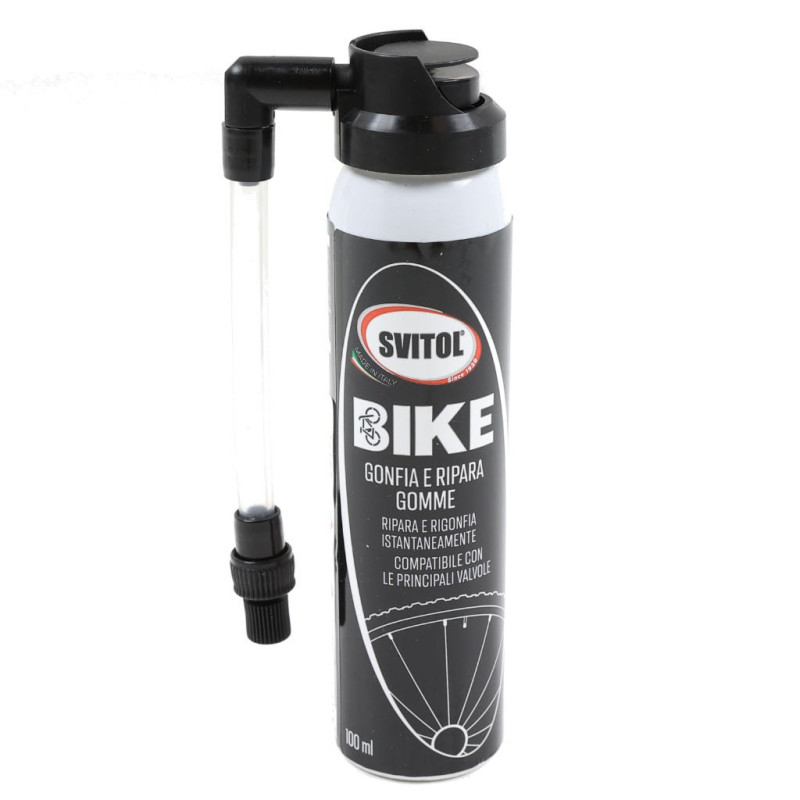 Spray pentru reparat si umflat anvelope biciclete, Svitol, 100 ml
