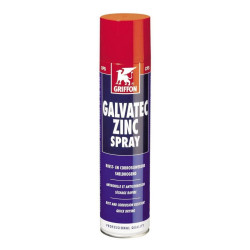 Spray protectie cu pulbere de zinc, Griffon Galvatec, gri, interior / exterior, 400 ml