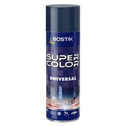 Spray vopsea acrilica Bostik Super Color Universal, interior / exterior, gri antracit RAL7016, 400 ml