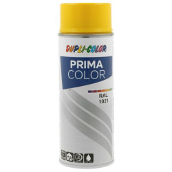 Spray vopsea acrilica Dupli-Color Prima Color, interior / exterior, galben lucios RAL1021, 400 ml