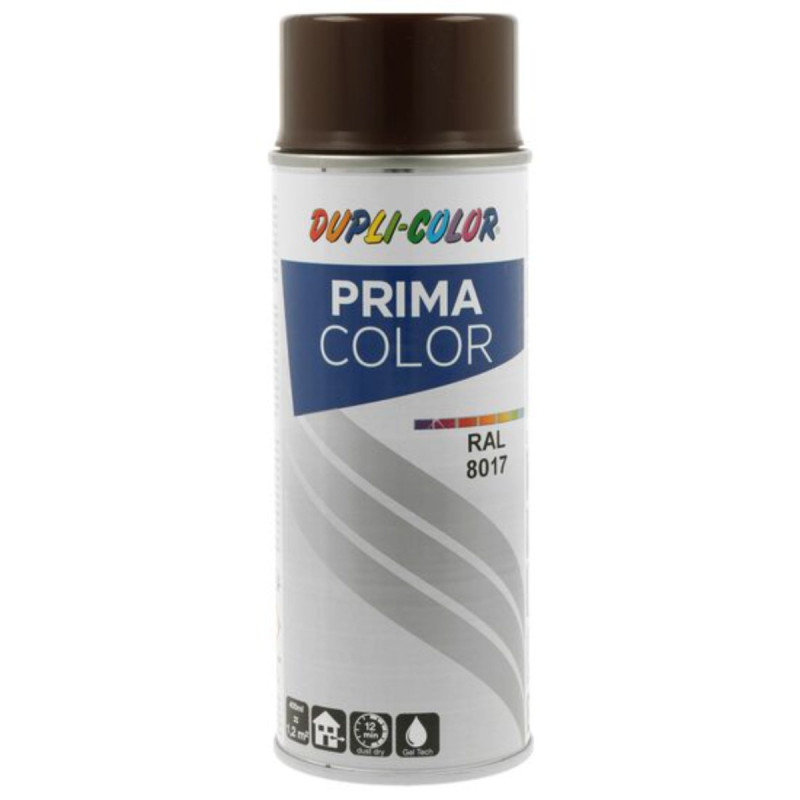 Spray vopsea acrilica Dupli-Color Prima Color, interior / exterior, maro ciocolatiu RAL8017, 400 ml Spray vopsea acrilica Dupli-Color Prima Color, interior / exterior, maro ciocolatiu RAL8017, 400 ml