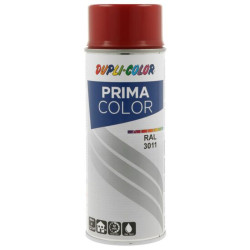 Spray vopsea acrilica Dupli-Color Prima Color, interior / exterior, maro roscat RAL3011, 400 ml