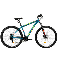 Bicicleta adulti, MTB Terrana 2925, Dhs, marime M, 29 inch, Shimano 24 viteze, verde