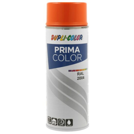 Spray vopsea acrilica Dupli-Color Prima Color, interior / exterior, portocaliu pur RAL2004, 400 ml