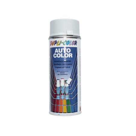 Spray vopsea auto Dacia, Dupli-Color, alb casablanca, interior / exterior, 350 ml