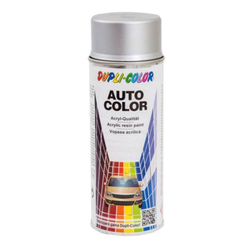 Spray vopsea auto, Dupli-Color, argintiu tridium metalizat, interior / exterior, 350 ml