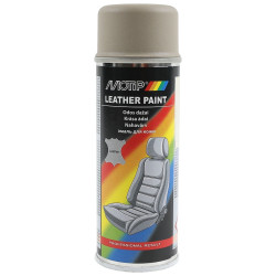 Spray vopsea auto, pentru intretinerea tapiteriei din piele, Motip, bej / maro, 200 ml