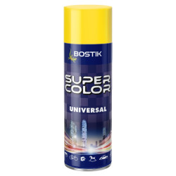 Spray vopsea, Den Braven Super Color Universal, galben trafic RAL 1023, interior / exterior, 400 ml