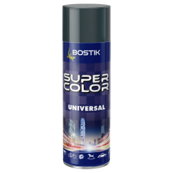 Spray vopsea, Den Braven Super Color Universal, gri metal RAL 7011, interior / exterior, 400 ml