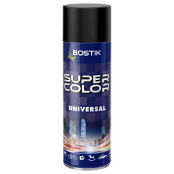 Spray vopsea, Den Braven Super Color Universal, negru intens mat RAL 9005, interior / exterior, 400 ml