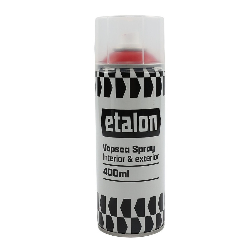 Spray vopsea, Etalon, rosu lucios RAL 3020, interior / exterior, 400 ml Spray vopsea, Etalon, rosu lucios RAL 3020, interior / exterior, 400 ml