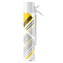 Spuma adeziva pentru placi si profile termoizolante din polistiren, Baudeman, cu aplicare manuala, interior / exterior, 700 ml