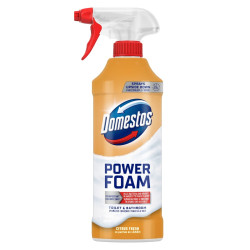 Spuma de curatare Domestos Power Foam, lamaie, 435 ml
