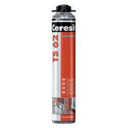 Spuma poliuretanica, aplicare cu pistol, Ceresit TS 62, 750 ml