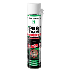 Spuma poliuretanica, cu aplicare manuala, Den Braven Pur Foam Extra, 700 ml