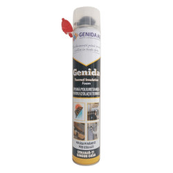 Spuma poliuretanica pentru izolatii termice si fonice, aplicare cu pistol, GenFoam, 750 ml