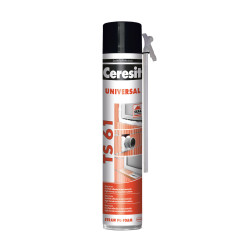 Spuma poliuretanica pentru montaj, cu aplicare manuala, Ceresit TS 61, 750 ml