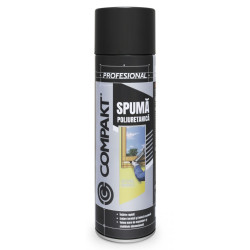 Spuma poliuretanica pentru montaj, cu aplicare manuala, Compakt, 500 ml