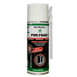 Spuma poliuretanica pentru montaj, cu aplicare manuala, Den Braven PU Foam Extra, 300 ml